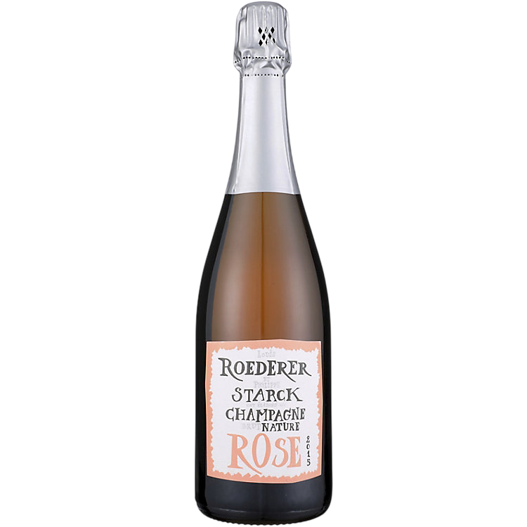 2015 Louis Roederer et Philippe Starck Brut Nature Rose 750ml