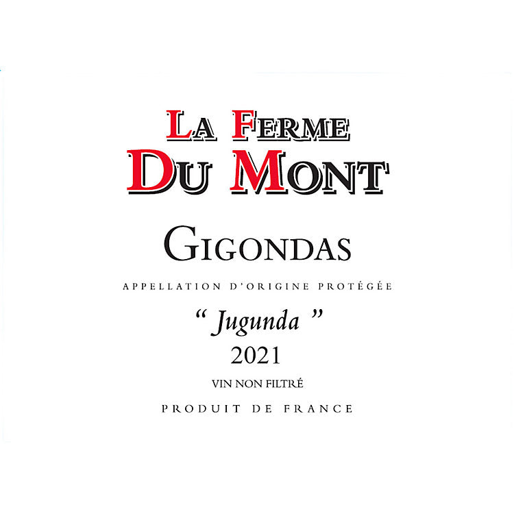 2021 La Ferme Du Mont Gigondas Jugunda 750ml
