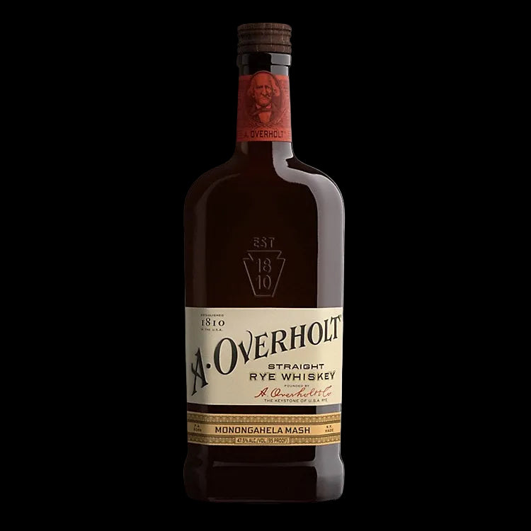 A. Overholt Monongahela Mash 4 Year Old Straight Rye Whiskey 750ml