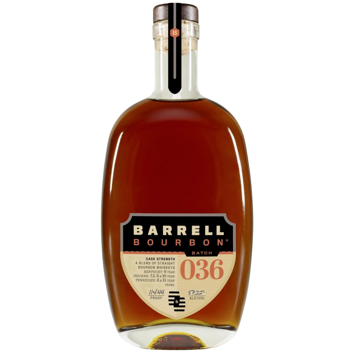 Barrell Craft Spirits Batch 036 Cask Strength Straight Bourbon Whiskey 750ml