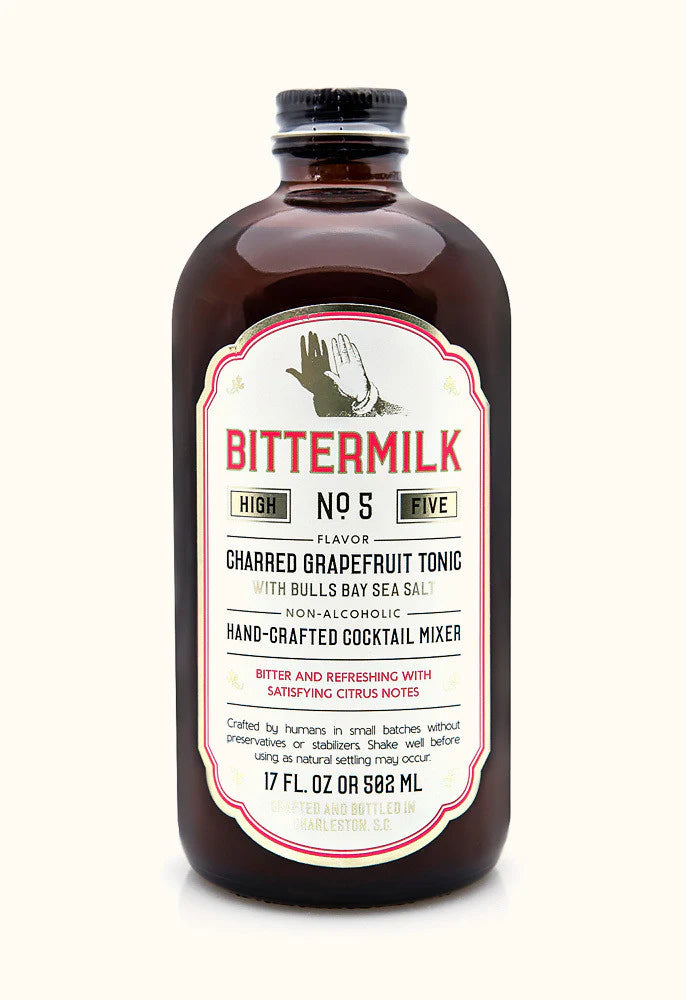 Bittermilk No 5 Charred Grapefruit Tonic Cocktail Mixer 17-Oz
