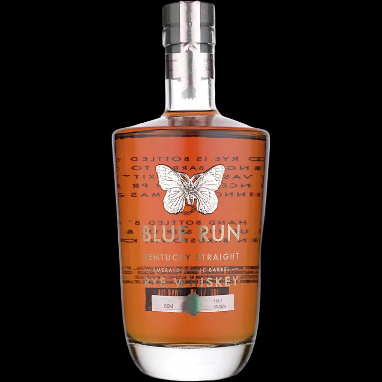 Blue Run Emerald 4 Year Old 118.1 Proof Kentucky Straight Rye Whiskey 750ml