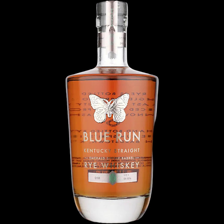 Blue Run Emerald 4 Year Old 117.1 Proof Kentucky Straight Rye Whiskey 750ml