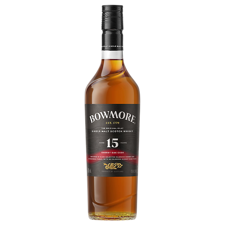 Bowmore 15 Year Old Single Malt Scotch Whisky 750ml