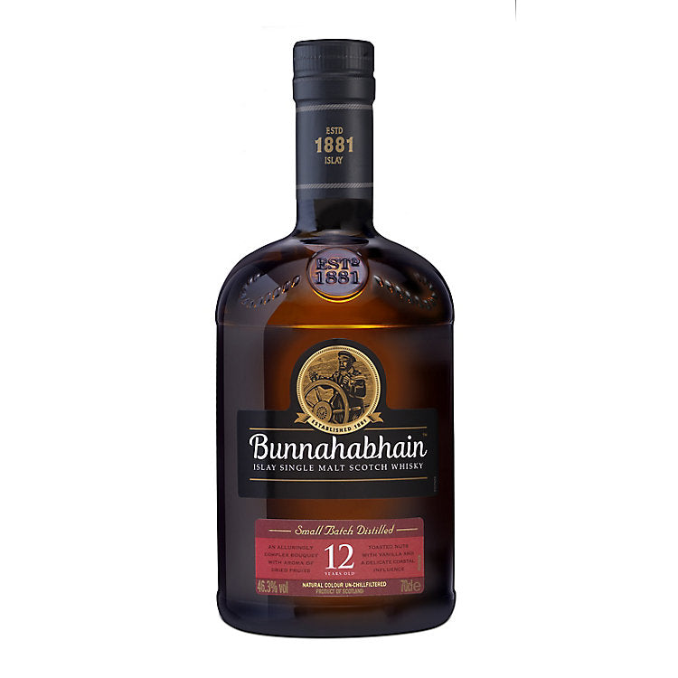 Bunnahabhain 12 Year Old Single Malt Scotch Whisky 750ml