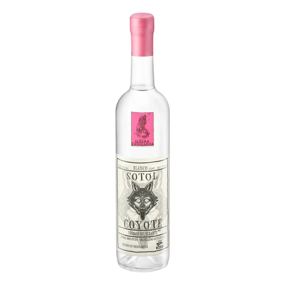 Coyote Chihuahua Pink Label Sotol 750ml