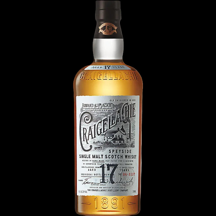Craigellachie 17 Year Old Single Malt Scotch Whisky 750ml
