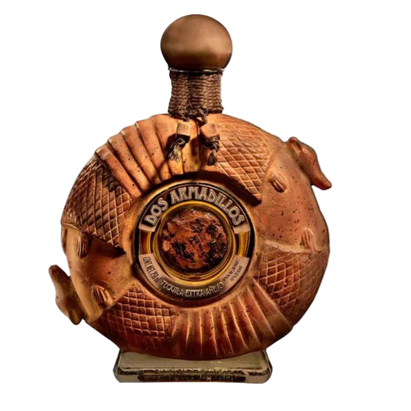 Dos Armadillos Super Premium Natural Clay Extra Anejo Tequila 750ml