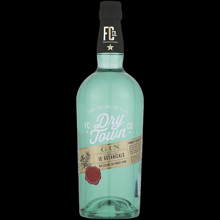 Dry Town 10 Botanicals From Four Grain Dry Gin 750ml