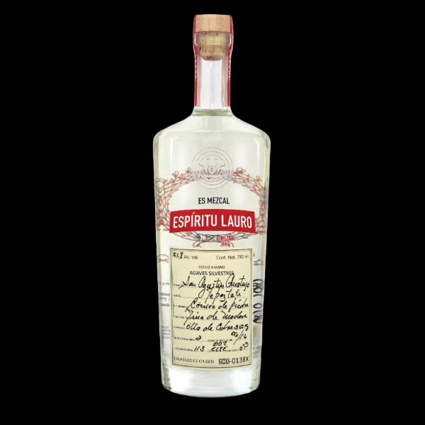 Espiritu Lauro Agaves Silvestres Tepeztate Mezcal Joven 750ml