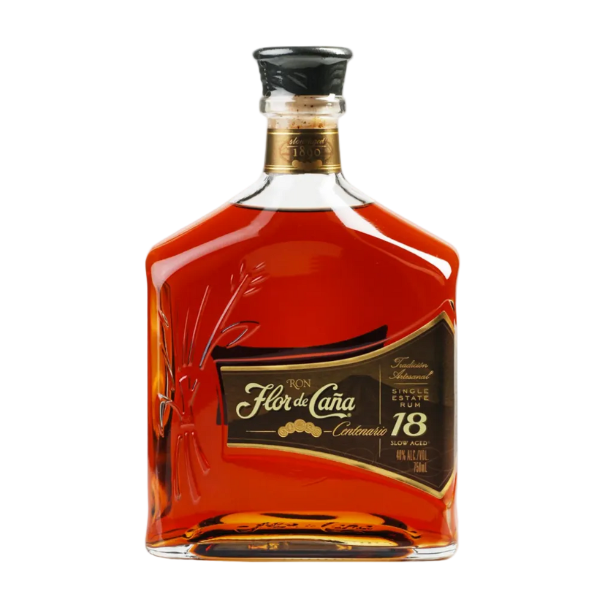 Flor de Cana 18 Year Old Centenario Gold Rum 750ml