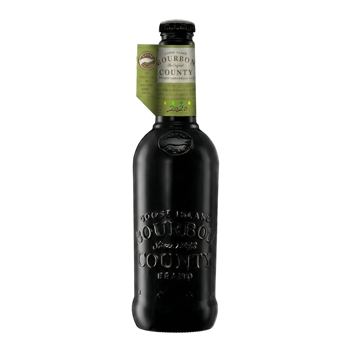 Goose Island Bourbon County Wheatwine Ale Barrel Caramella Ale Beer Bottle 16-Oz