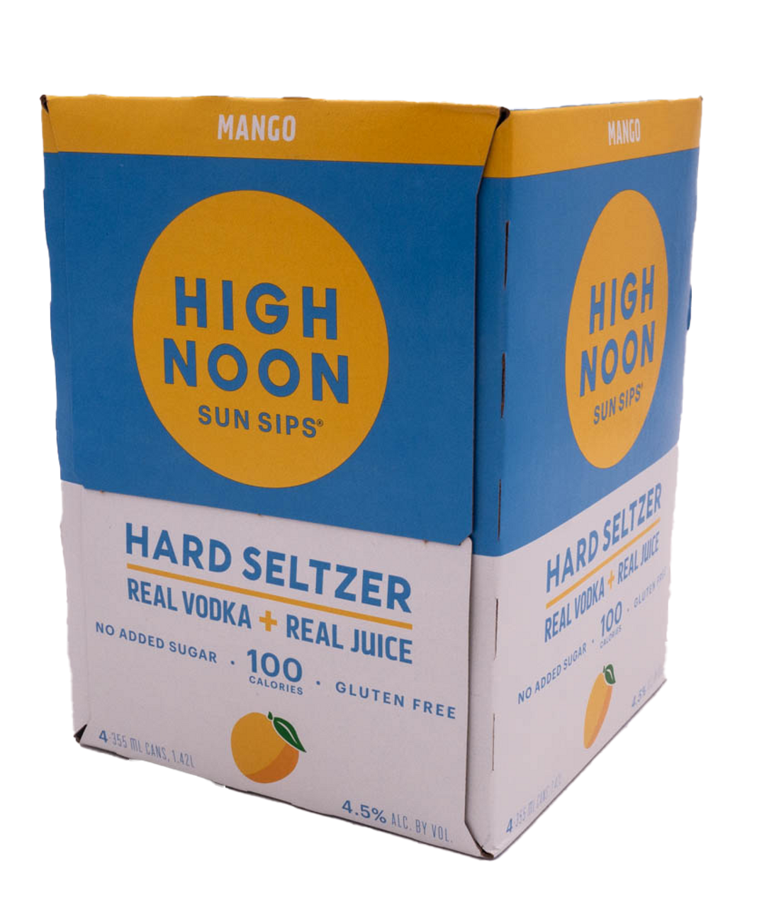 High Noon Mango Vodka Seltzer 12-Oz Can 4-Pack