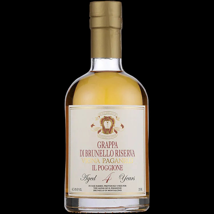 Il Poggione 4 year Old Grappa Brunello Di Montalcino Riserva 375ml