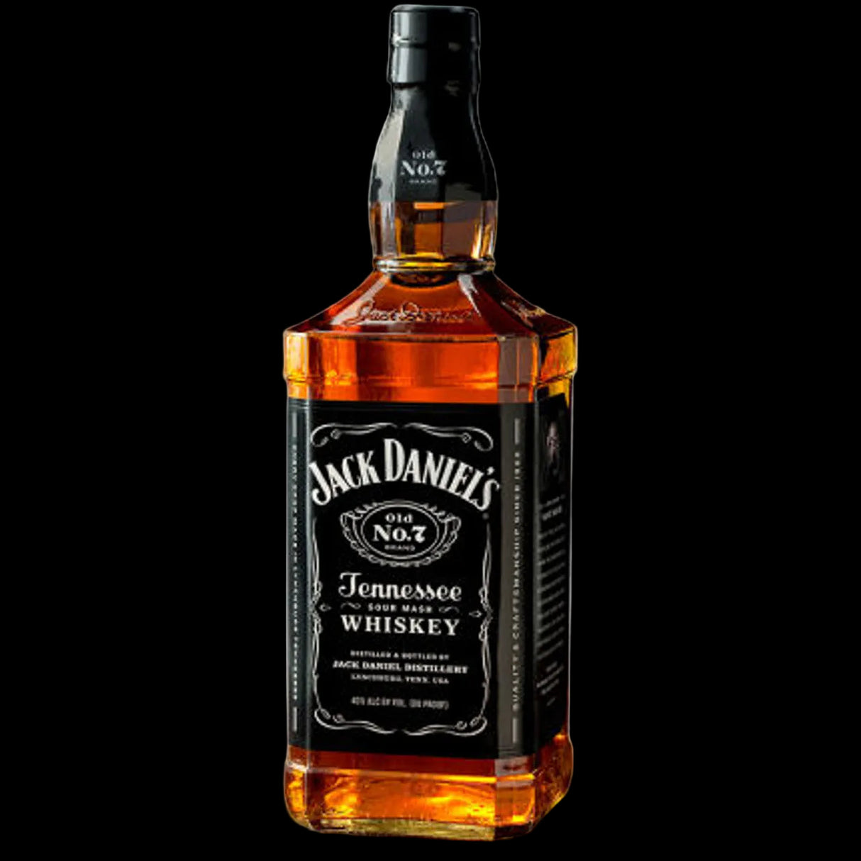 Jack Daniel's Black Label Old No.7 Brand Sour Mash Whiskey 750ml