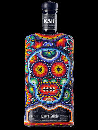 Kah Huichol Ceramic Beaded Extra Anejo Tequila 750ml