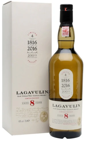 Lagavulin 200 Year Anniversary Limited Edition 8 Year Old Single Malt Scotch Whisky 700ml