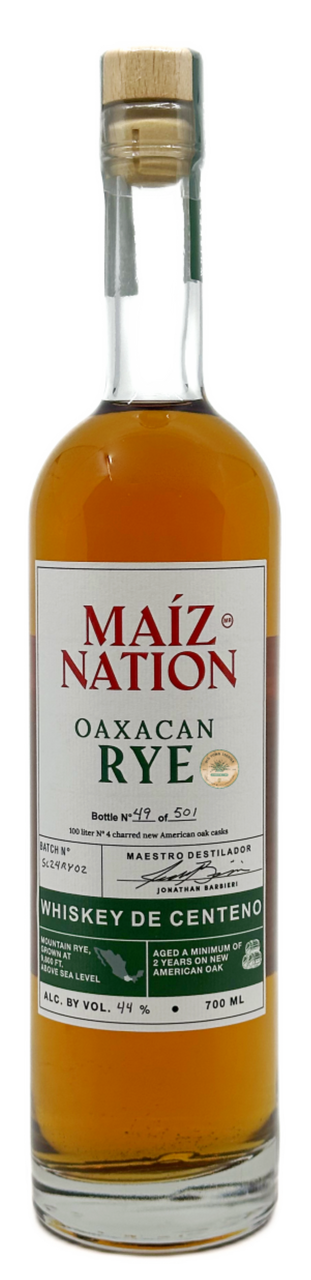 Maiz Nation Rye Whiskey 700ml