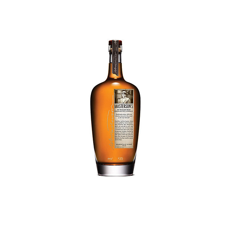 Masterson's 10 Year Old Straight Rye Whisky 750ml