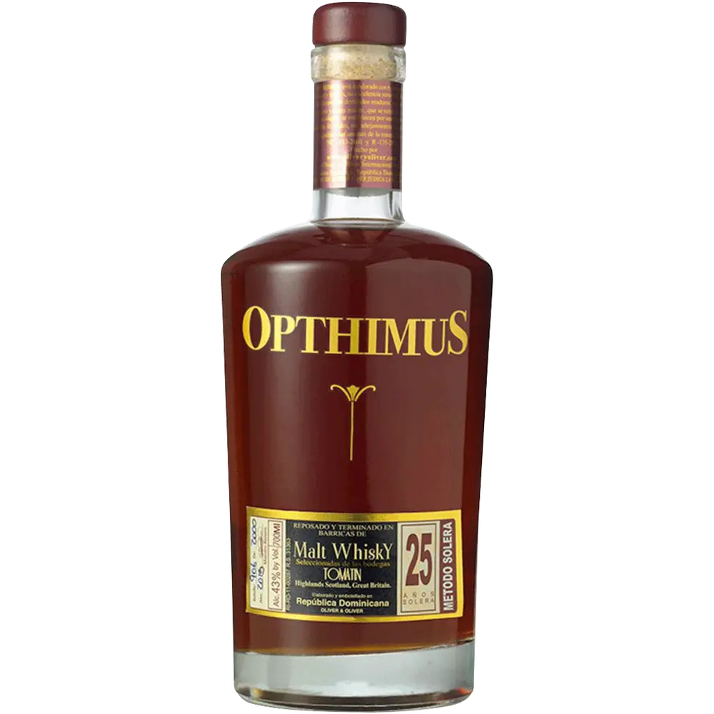 Opthimus 25 Anos Barricas de Malt Whiskey Rum 700ml
