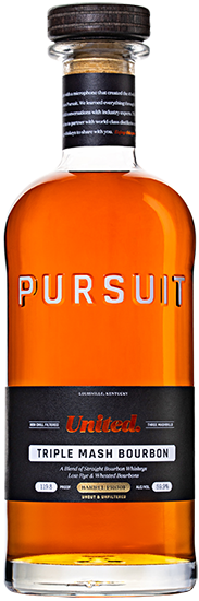 Pursuit United Triple Mash Barrel 120 Proof Bourbon Whiskey 700ml