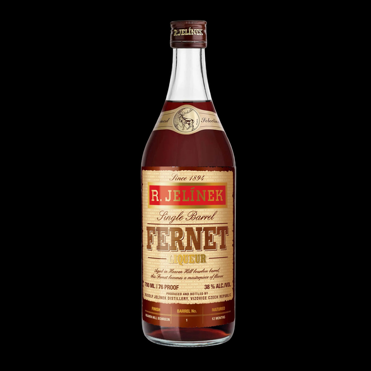 R. Jelinek Single Barrel 3 Fernet Liqueur 700ml