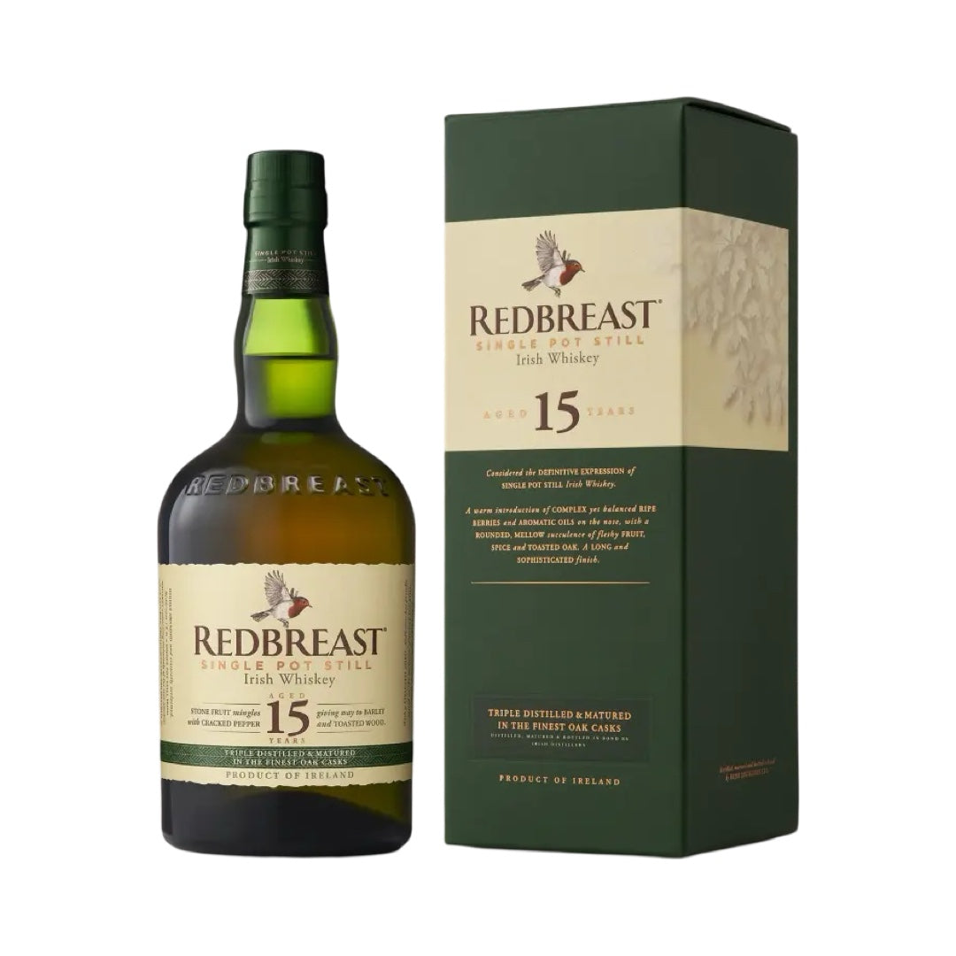 Redbreast 15 Year Old Single Pot Still Irish Whiskey 750ml