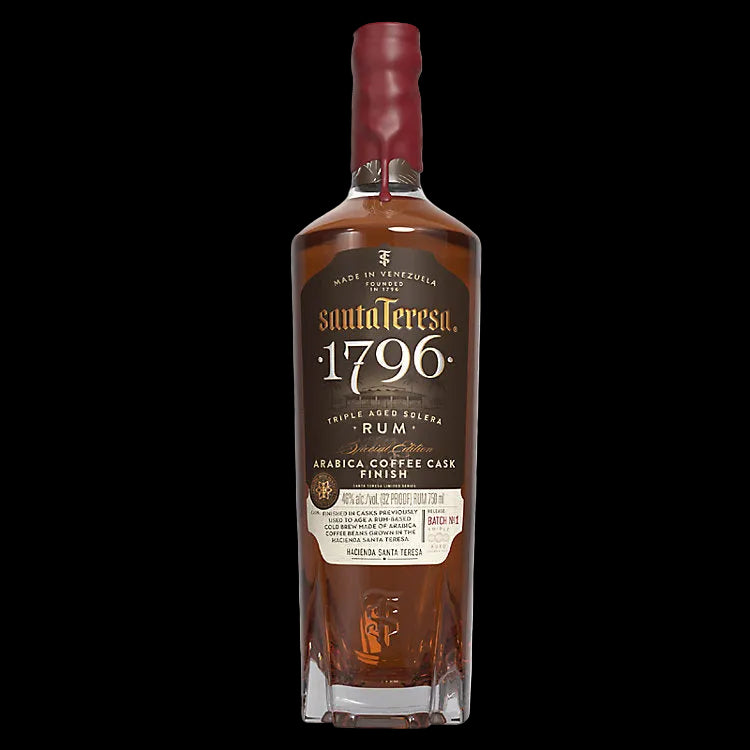 Santa Teresa 1796 Limited Edition Arabica Coffee Cask Finish Triple Aged Solera Rum 750ml