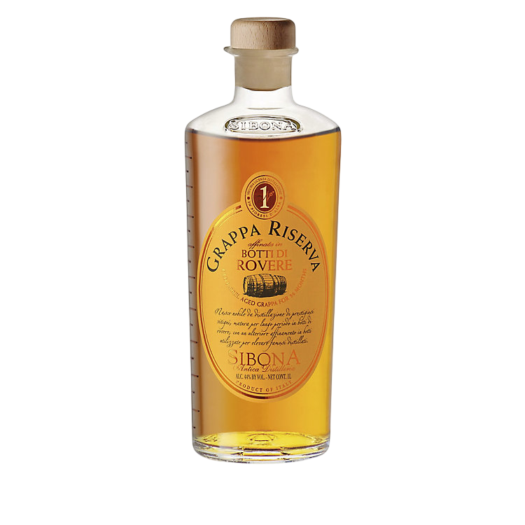 Sibona Grappa Riserva Affinata in Botti da Tennessee Whiskey - Tennessee Whiskey Wood Finish 1Lt