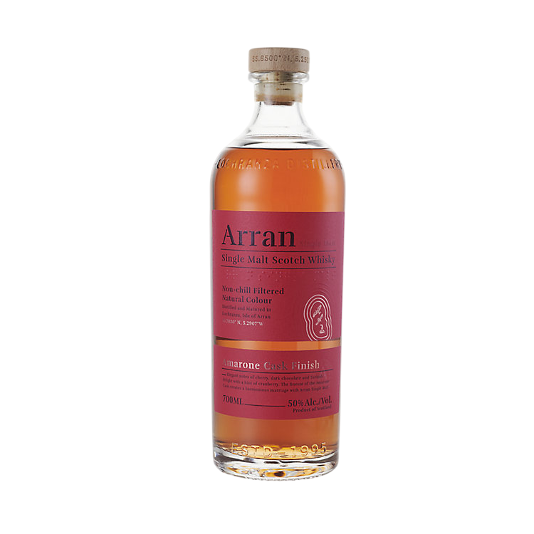The Arran Malt Distillery Amarone Cask Finish Single Malt Scotch Whisky 700ml