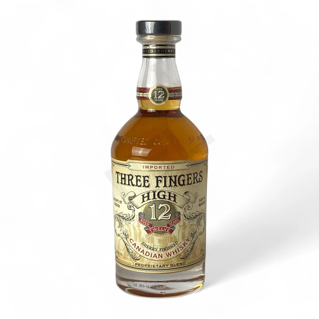 Three Fingers High 12 Year Old Sherry Finished Canadian Whisky 750ml