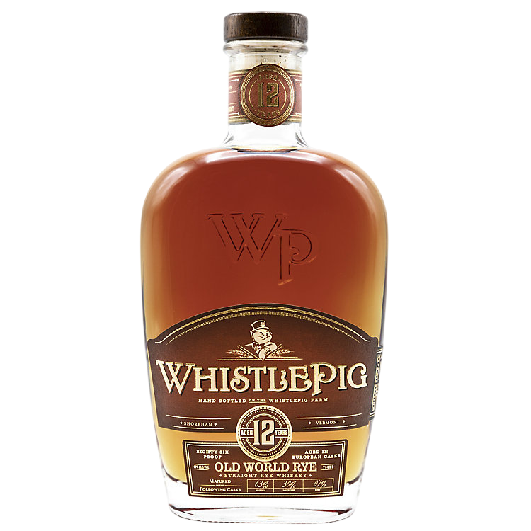 WhistlePig Old World Series Cask Finish 12 Years Old Straight Rye Whiskey 750ml