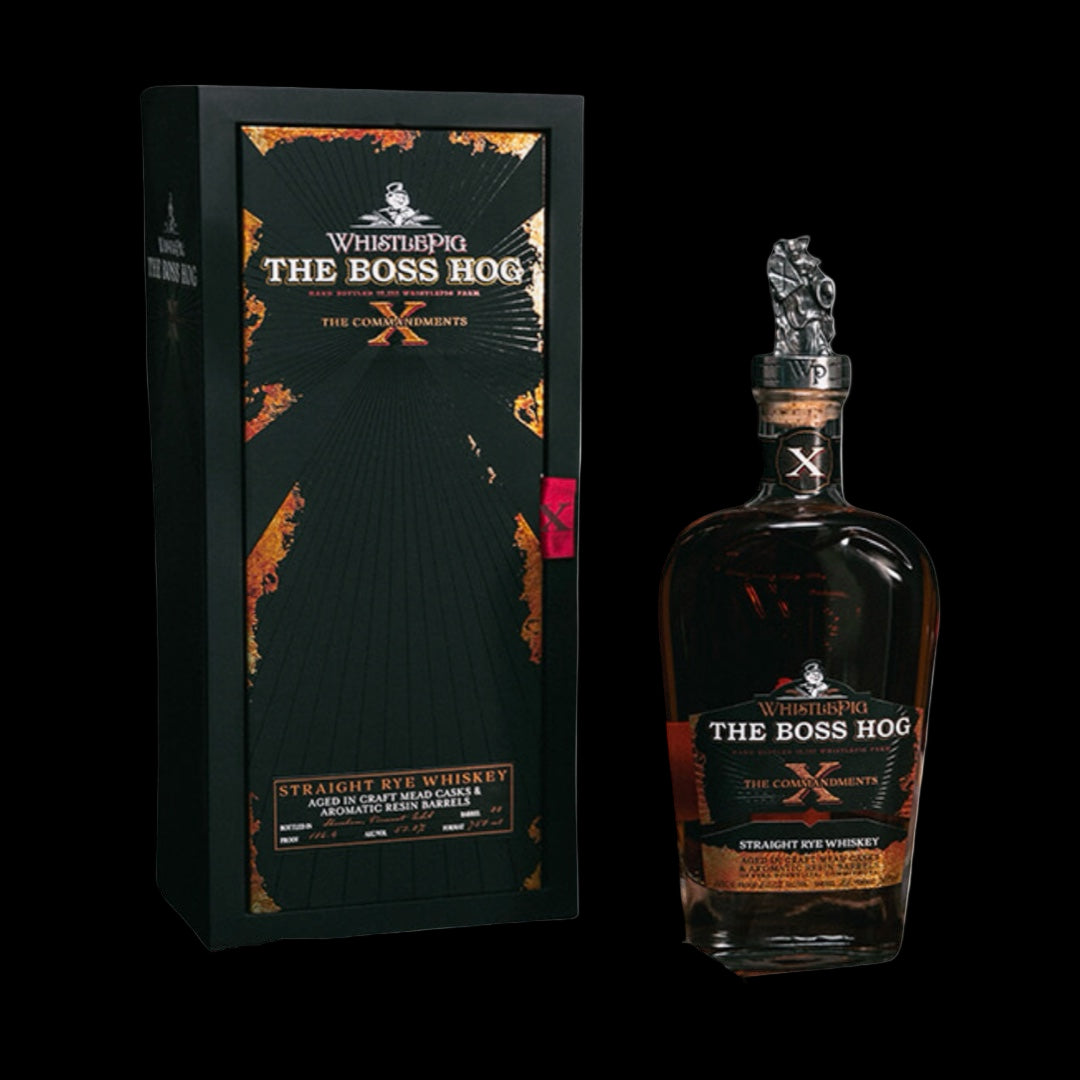 WhistlePig The Boss Hog X The 10 Commandments Straight Rye Whiskey 750ml