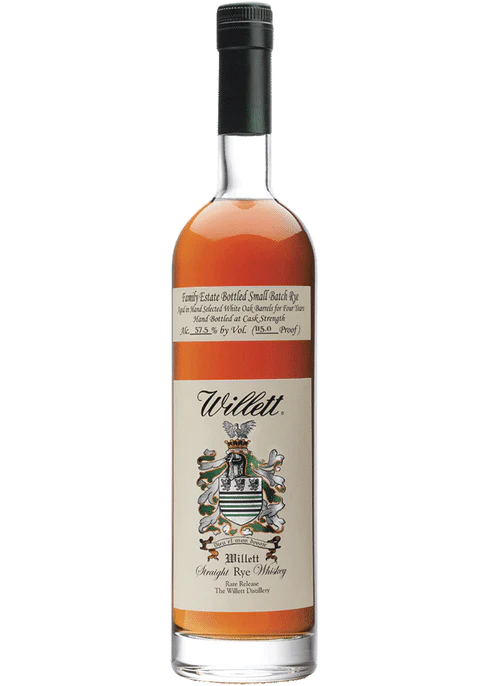 Willett Family Estate Bottled Single-Barrel 4 Year Old Straight Rye Whiskey 750ml