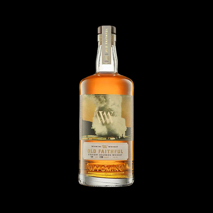 Wyoming 10 Year Old National Park Series Old Faithful Straight Bourbon Whiskey 750ml