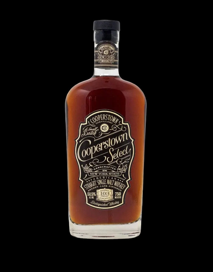 Cooperstown Select Sherry Cask Finished Straight Single Malt Whiskey 750ml