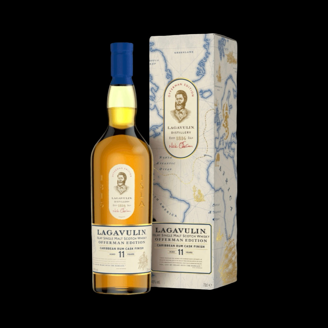 2024 Lagavulin Offerman Edition Carribean Rum Cask Finish 11 Year Old Single Malt Scotch Whisky 750ml