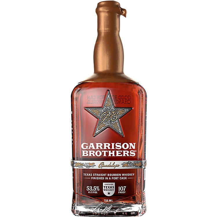 Garrison Brothers Guadalupe Finished In Port Cask Texas Straight Bourbon Whiskey 750ml