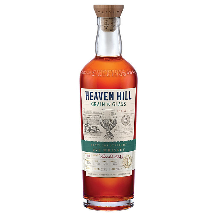 Heaven Hill Grain to Glass Straight Rye Whiskey 750ml