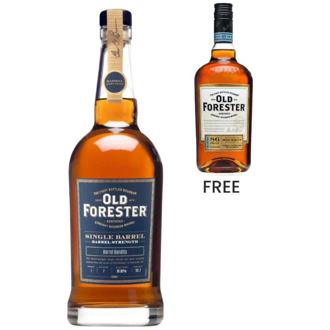 Old Forester Single Barrel Barrel Bandits Strength Bourbon Whiskey 750ml