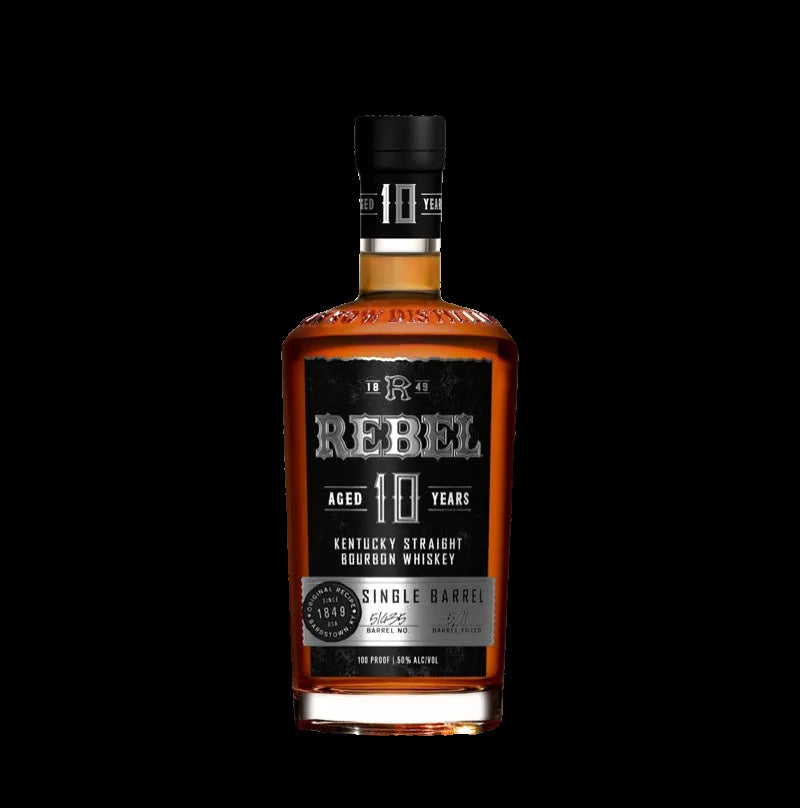 Rebel 10 Year Old Single Barrel Kentucky Straight Bourbon Whiskey