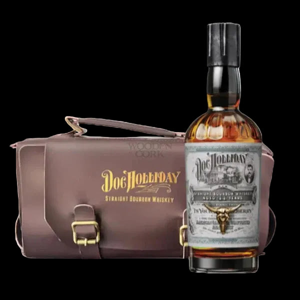 World Whiskey Society Doc Holliday 11 Year Old Straight Bourbon Whiskey with Physician Bag 750ml