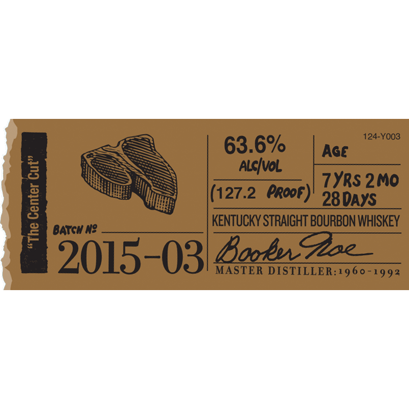 2015 Booker's Batch 2015-03 The Center Cut Kentucky Straight Bourbon Whiskey 750ml