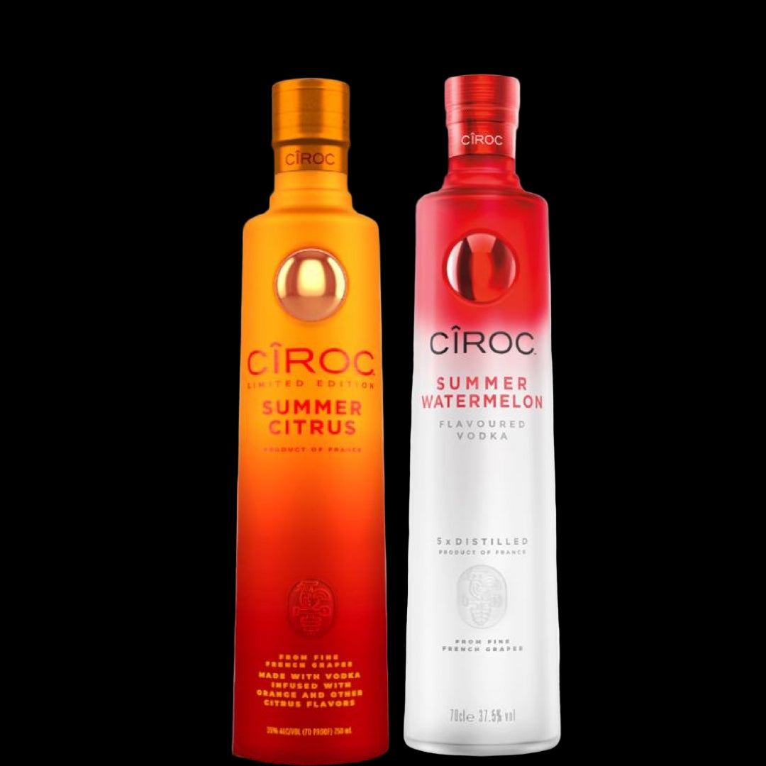 Ciroc Summer Citrus & Watermelon Vodka Bundle 750ml 2-Pack