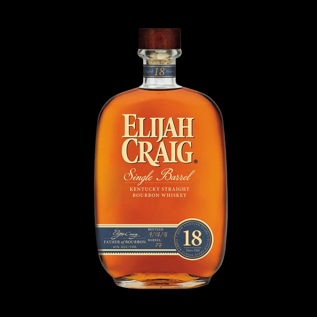 Elijah Craig 18 Year Old Single Barrel Straight Bourbon Whiskey 750ml