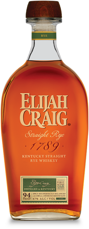 Elijah Craig Straight Rye Whiskey 750ml