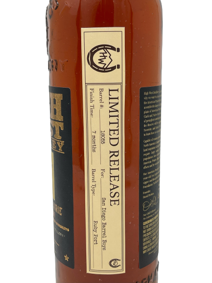 High West American Prairie San Diego Barrel Boys Barrel #18055 Select Blended Straight Bourbon Whiskey 750ml