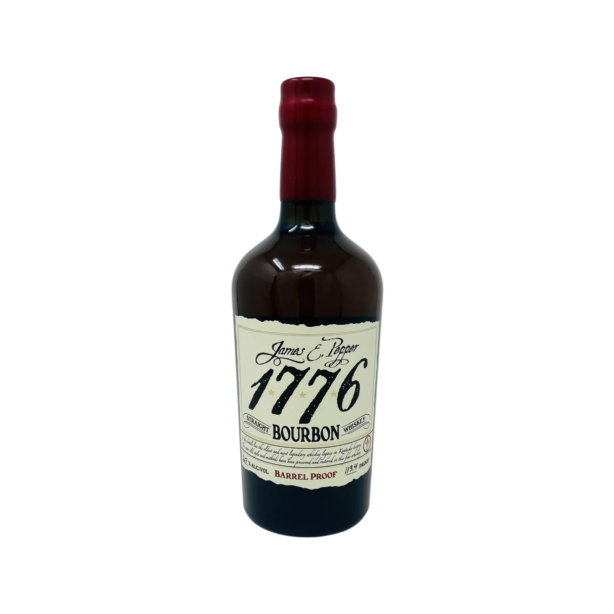 James E. Pepper 1776 Barrel Proof Straight Bourbon Whiskey 750ml