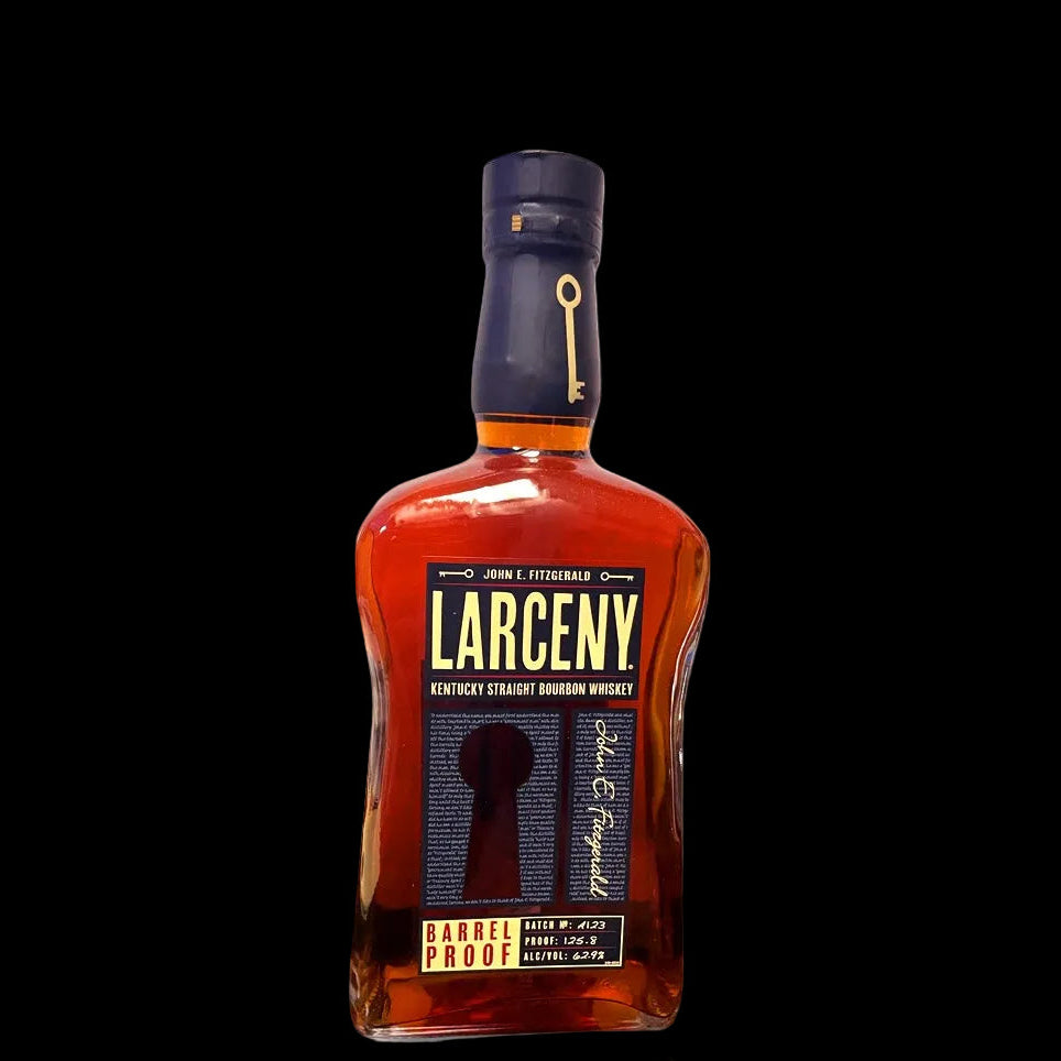 John E. Fitzgerald Larceny Barrel Proof Batch A123 Kentucky Straight Bourbon Whiskey 750ml
