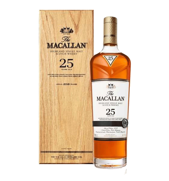 Macallan Sherry Oak 25 Year Old Single Malt Scotch Whisky 750ml